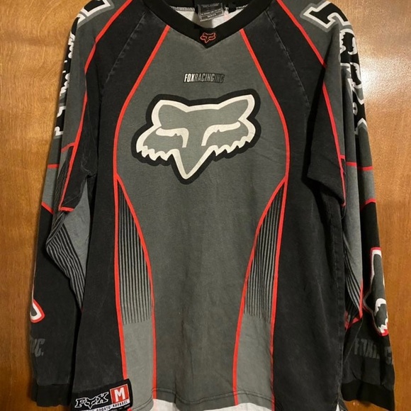 Vintage 90s Y2K Fox Racing DMX Jersey Motorcycle M Ruff Ryders Rap T - Picture 2 of 9